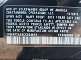 VOLKSWAGEN PASSAT 2.5L S 1VWAP7A39CC023813 снимка