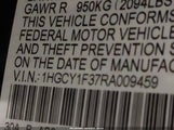 HONDA ACCORD EX 1HGCY1F37RA009459 снимка