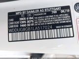 MERCEDES-BENZ S 560 4MATIC WDDUG8GB1LA517024 снимка