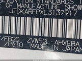 TOYOTA PRIUS PRIME LE JTDKARFPXL3137917 снимка
