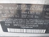 HYUNDAI SONATA GLS 5NPEB4ACXEH918526 снимка