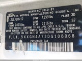 KIA OPTIMA EX 5XXGN4A73DG108068 снимка