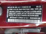PORSCHE TAYCAN WP0AA2Y12NSA16161 снимка