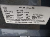 TESLA MODEL Y PERFORMANCE DUAL MOTOR ALL-WHEEL DRIVE 7SAYGDEF9NF377005 fotografie
