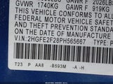HONDA CIVIC LX 2HGFE2F28PH565667 снимка