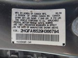 HONDA CIVIC LX 2HGFA16529H366794 снимка
