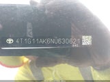 TOYOTA CAMRY SE 4T1G11AK6NU630621 fotografie