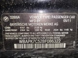 BMW 328I XDRIVE WBAPK7C52BF086322 снимка