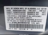 HONDA ODYSSEY EX 5FNRL38449B404702 снимка