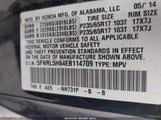 HONDA ODYSSEY EX-L 5FNRL5H64EB114709 снимка