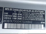 MERCEDES-BENZ CLK 500 WDBTK75G04T024842 снимка