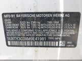 BMW X3 SDRIVE30I 5UXTY3C0XM9E41981 снимка