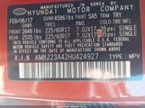 HYUNDAI TUCSON SE KM8J23A42HU424927 снимка