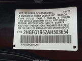 HONDA CIVIC LX 2HGFG1B62AH503654 снимка