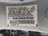 HONDA CIVIC EX 2HGFA16898H316306 снимка