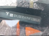 TESLA MODEL 3 REAR-WHEEL DRIVE 5YJ3E1EA7NF338526 снимка