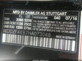 MERCEDES-BENZ E 300 4MATIC WDDZF4KB7HA073048 снимка