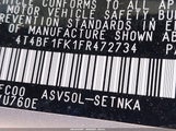 TOYOTA CAMRY LE 4T4BF1FK1FR472734 снимка