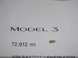 TESLA MODEL 3 REAR-WHEEL DRIVE 5YJ3E1EA5NF164309 снимка