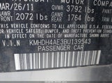 HYUNDAI ELANTRA LIMITED (ULSAN PLANT) KMHDH4AE3BU139543 fotografie