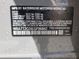 BMW 740I WBA7T2C0XLGF96842 снимка
