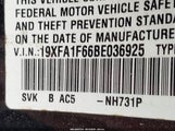 HONDA CIVIC LX-S 19XFA1F66BE036925 снимка