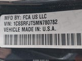 RAM 1500 LARAMIE 4X4 5'7 BOX 1C6SRFJT5MN780782 photo