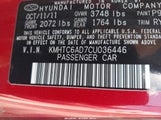 HYUNDAI VELOSTER BASE W/GRAY KMHTC6AD7CU036446 снимка