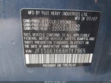 SUBARU FORESTER 2.5X JF1SG63668H717965 снимка