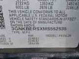 CHEVROLET BLAZER FWD RS 3GNKBERSXMS552535 fotografie