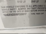 BUICK LACROSSE CXS 1G4GE5GD5BF309917 снимка