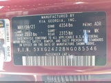 KIA K5 LX 5XXG24J28NG085546 photo