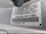 HONDA CIVIC DX 2HGEJ6441YH111880 снимка