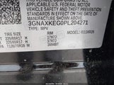 CHEVROLET EQUINOX FWD LT 3GNAXKEG0PL204271 снимка