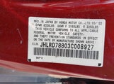 HONDA CR-V EX JHLRD78803C008927 снимка