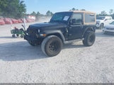 JEEP WRANGLER BLACK AND TAN 4X4 1C4GJXAN1LW146701 снимка