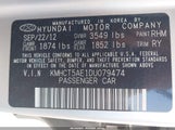 HYUNDAI ACCENT GS KMHCT5AE1DU079474 снимка