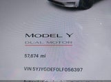 TESLA MODEL Y LONG RANGE/PERFORMANCE DUAL MOTOR ALL-WHEEL DRIVE 5YJYGDEF0LF056397 fotografie