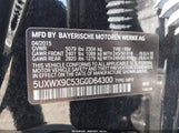 BMW X3 xDrive28I 5UXWX9C53G0D64300 снимка