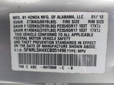 HONDA ODYSSEY EX 5FNRL5H4XCB051496 снимка