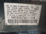 HONDA ACCORD 2.4 EX 1HGCM56774A117644 photo