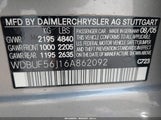 MERCEDES-BENZ E 350 WDBUF56J16A862092 снимка