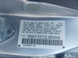 HONDA CIVIC LX 1HGES15572L060449 снимка
