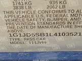 CHEVROLET SONIC FWD LT 1G1JD5SB1L4103521 снимка