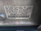 HONDA ACCORD 2.4 LX 1HGCM55393A079072 снимка