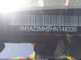 NISSAN MURANO PLATINUM 5N1AZ2MH2HN148330 снимка