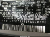 KIA SORENTO LX 5XYKT3A61FG620296 снимка