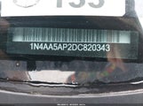 NISSAN MAXIMA 3.5 SV 1N4AA5AP2DC820343 снимка