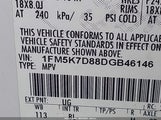 FORD EXPLORER XLT 1FM5K7D88DGB46146 снимка