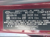 HYUNDAI ACCENT GLS KMHCN46C39U298942 снимка